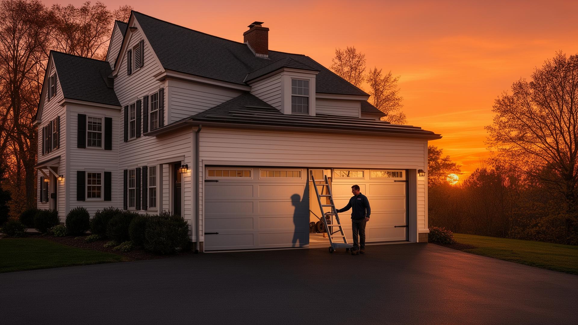 Professional garage door installation